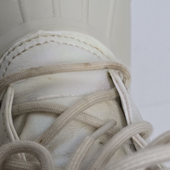 Girls Sperry lace up duck boot cream size 4 - Picture 10 of 16